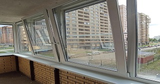 Остекление балкона Глазов цена от 9680 руб. м/п. за 49 часов